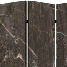 48" X 72" Multi Color Wood Canvas Black Marble  Screen