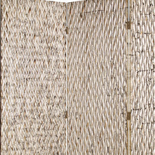 63" X 72" Silver Wood 3 Panel  Screen