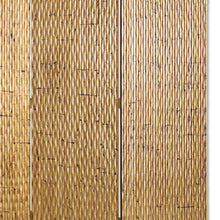 63" X 72" Silver Wood 3 Panel  Screen