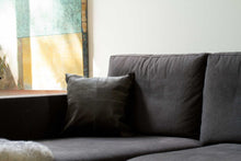 18" Chocolate Brown Cowhide Throw Pillow