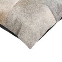 18" Chocolate Brown Cowhide Throw Pillow