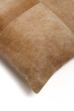 18" Red Cowhide Geometric Throw Pillow