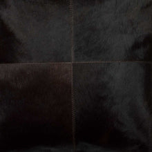 18" Red Cowhide Geometric Throw Pillow