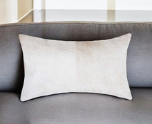 12" X 20" Lime Green Cowhide Throw Pillow