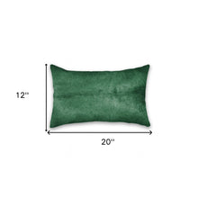 12" X 20" Off White Cowhide Throw Pillow