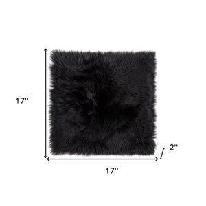 17" X 17" White Synthetic Solid Color Pad