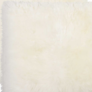 17" X 17" Off White Synthetic Solid Color Pad
