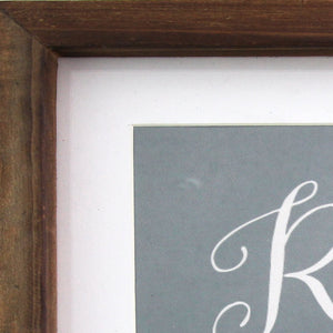 14" X 11" Relax Breathe Soak Unwind Brown Framed Bathroom Wall Art