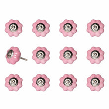 1.5" X 1.5" X 1.5" Pink Silver Asnd Red Knobs 12 Pack