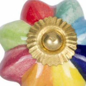1.5" X 1.5" X 1.5" Green Blue Red And Yellow  Knobs 12 Pack