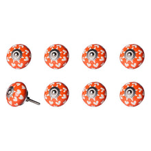 1.5" X 1.5" X 1.5" Hues Of White Navy And Silver  Knobs 8 Pack