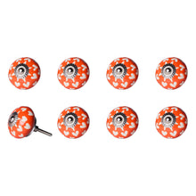 1.5" X 1.5" X 1.5" Hues Of White Navy And Silver  Knobs 8 Pack