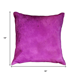 12" X 20" Navy Cowhide Throw Pillow