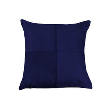 18" Black and Silver Cowhide Throw Pillow