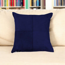 18" Black and Silver Cowhide Throw Pillow