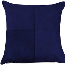 18" Black and Silver Cowhide Throw Pillow