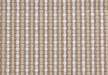 18" X 18" Taupe Polyester Striped Zippered Pillow
