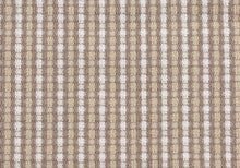 18" X 18" Taupe Polyester Striped Zippered Pillow