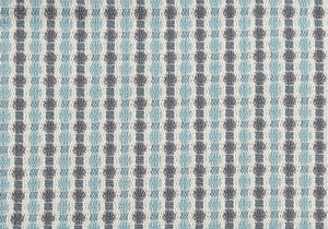 18" X 18" Taupe Polyester Striped Zippered Pillow