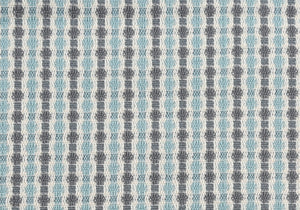 18" X 18" Taupe Polyester Striped Zippered Pillow