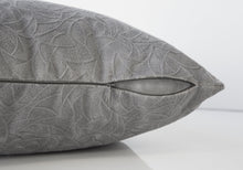 18" X 18" Taupe Velvet Polyester Abstract Zippered Pillow