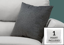 18" X 18" Taupe Velvet Polyester Abstract Zippered Pillow