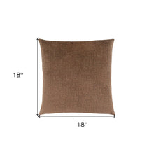 18" X 18" Gray Velvet Polyester Mosaic Zippered Pillow