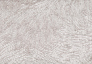 18" X 18" Taupe Velvet Polyester Feather Zippered Pillow