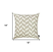 18"X18"Gray Olive Towers Decorative Throw Pillow Cover Printed
