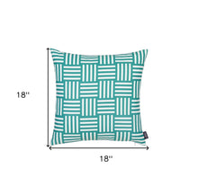 18"X18" Memphis Printed Decorative Throw Pillow Cover