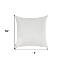 18" X 18" Black and Yellow Polyester Pillow Cover