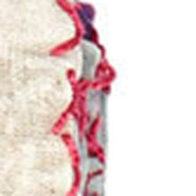 50" X 70" Gray and Pink Kantha Cotton Floral Throw Blanket with Embroidery