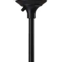 71" Silver Metal Torchiere Floor Lamp With White Bowl Shade