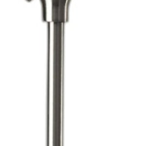 71" Silver Metal Torchiere Floor Lamp With White Bowl Shade