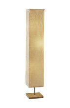 58" Natural Column Floor Lamp With Natural Paper Shade