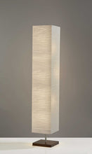 58" Natural Column Floor Lamp With Natural Paper Shade