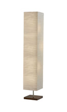 58" Natural Column Floor Lamp With Natural Paper Shade