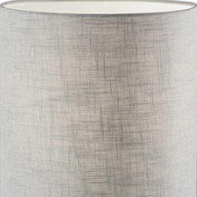 Natural Wood Circular Block Table Lamp
