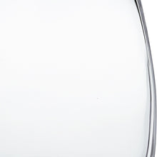 8" Clear Oval Crystal Glass Table Vase