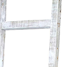 72" X 16" White Wood Hanging Dimensional Sculpture