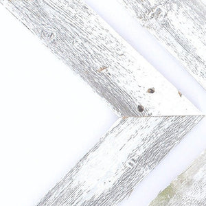 Set of Three White Wood Novelty Hanging Dimensional Sculpture