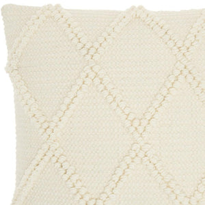 18" Ivory Cotton Blend