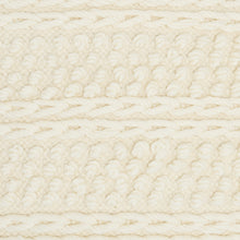 Ivory Textured Dots And Stripes Throw Pillow