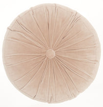 16" X 16" Light Pink Round Velvet