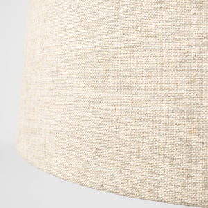 26" Beige Lamp Base LED With Champagne Shade