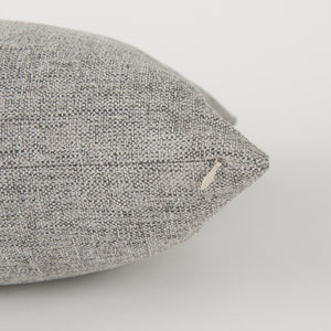 18" Gray Linen Throw Pillow Cover