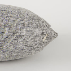 18" Gray Linen Throw Pillow Cover