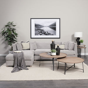 18" Gray Linen Throw Pillow Cover