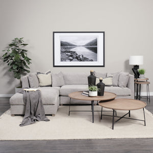 18" Gray Linen Throw Pillow Cover