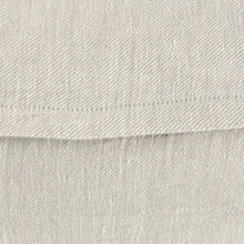 14" X 26" Beige Linen Throw Pillow Cover